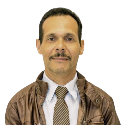 Foto do Vice presidente nacional, Dario Inacio da Silva , um homem branco de cabelo grisalho e camiseta preta